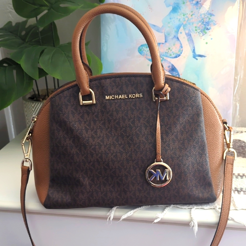 Michael Kors Brown and Tan Women's Bag